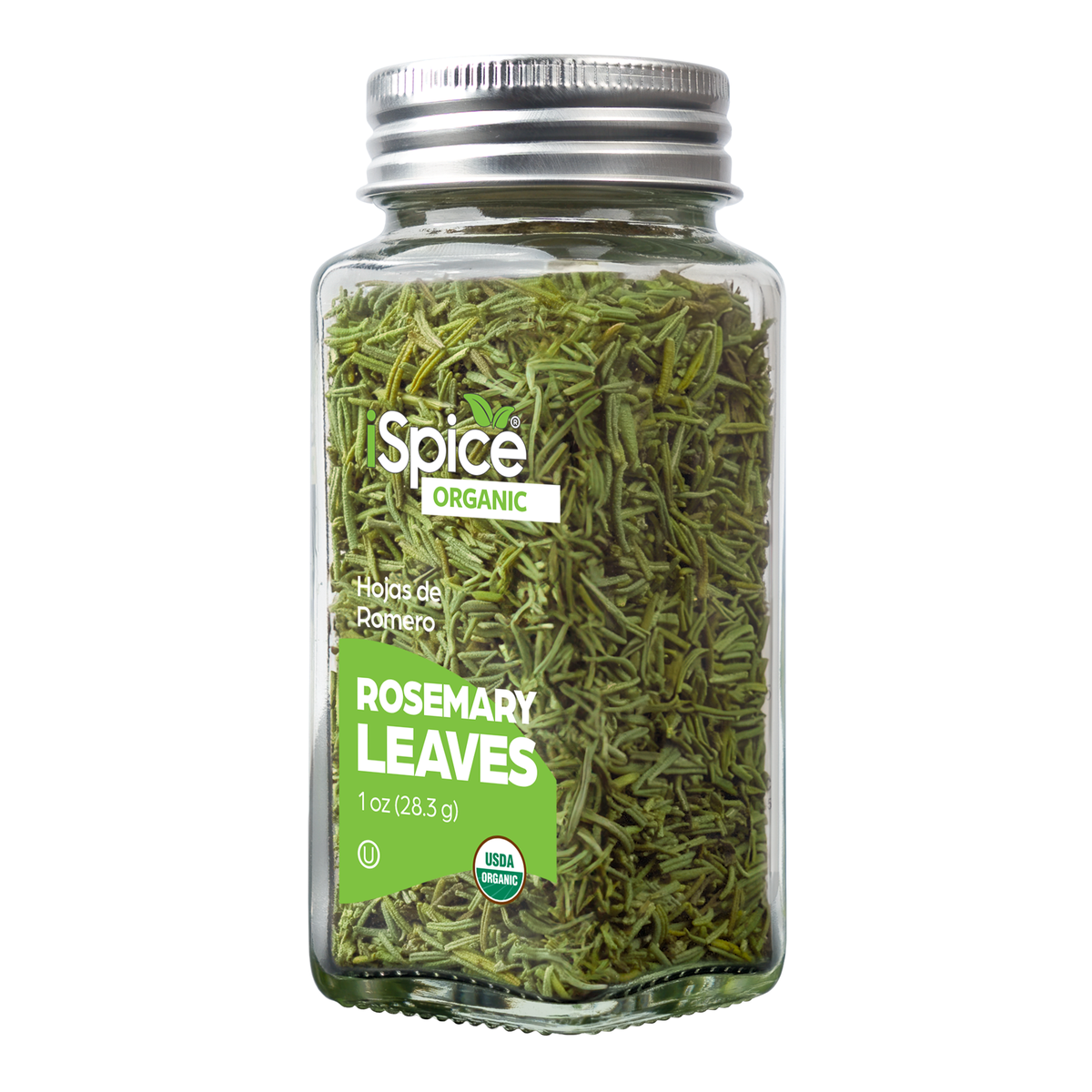 iSpice | Organic Rosemary Leaves | 1 oz | Premium Herbs | Kosher | USDA Organic Certified - iSpice You