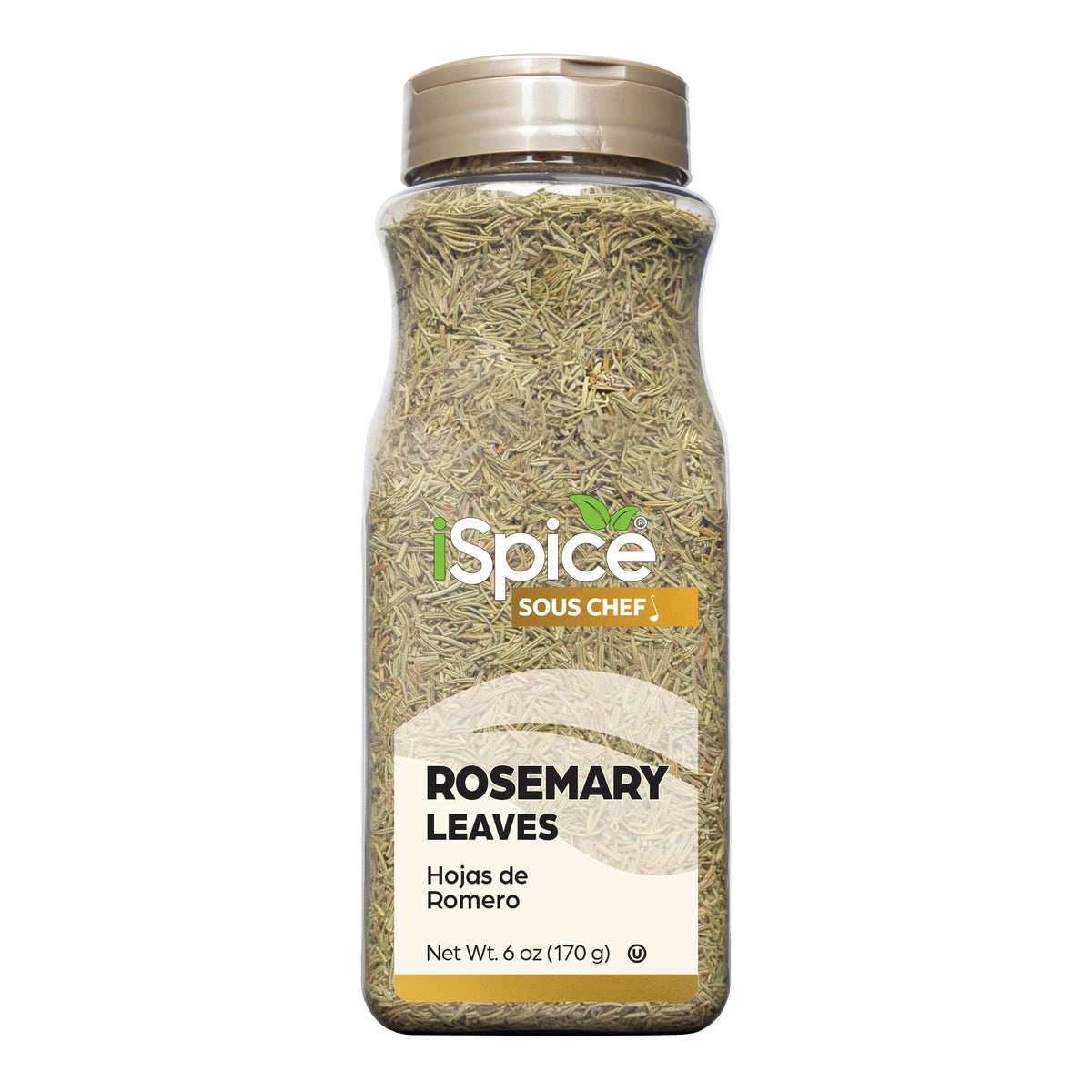 Bulk Rosemary Leaves 6 oz by iSpice - Kosher Certified for Food Service