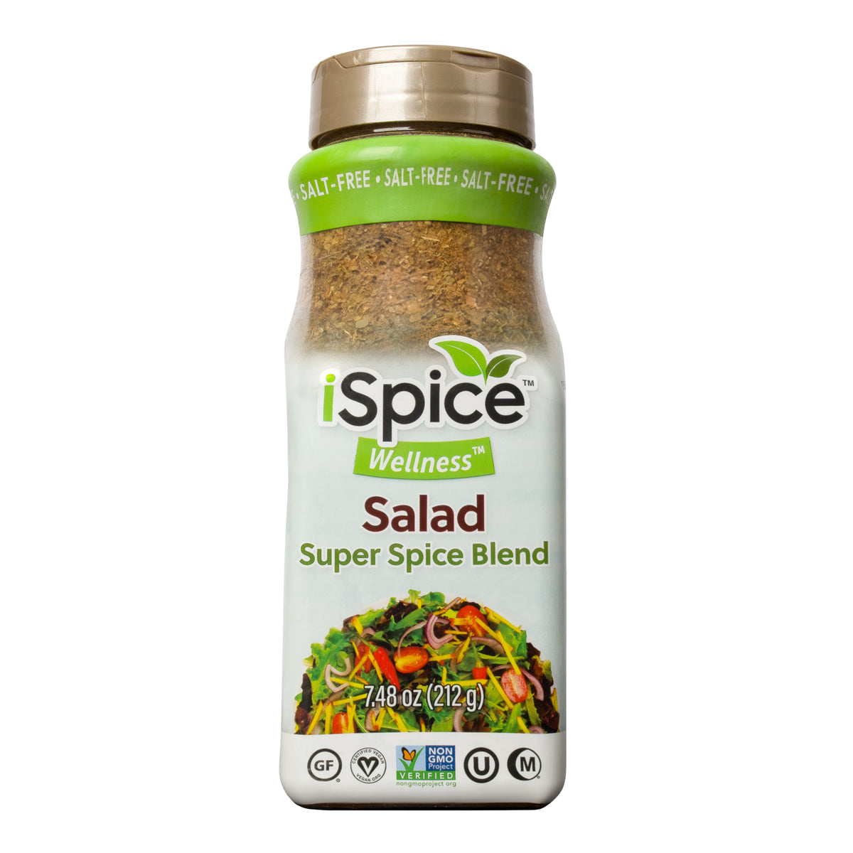 Bulk Salt-Free Salad Seasoning 7.48 oz by iSpice Blend - Halal Kosher for Food Service