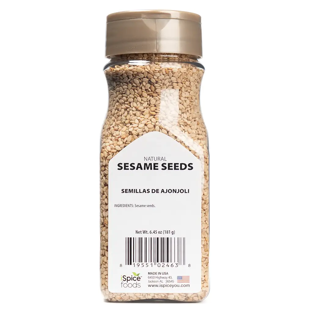 natural vs hulled sesame seeds