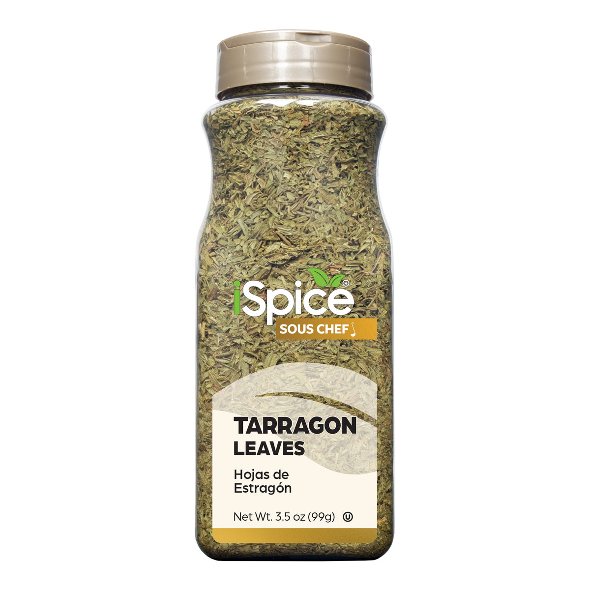 Bulk Tarragon Leaves 3.5 oz by iSpice - Kosher Certified for Food Service