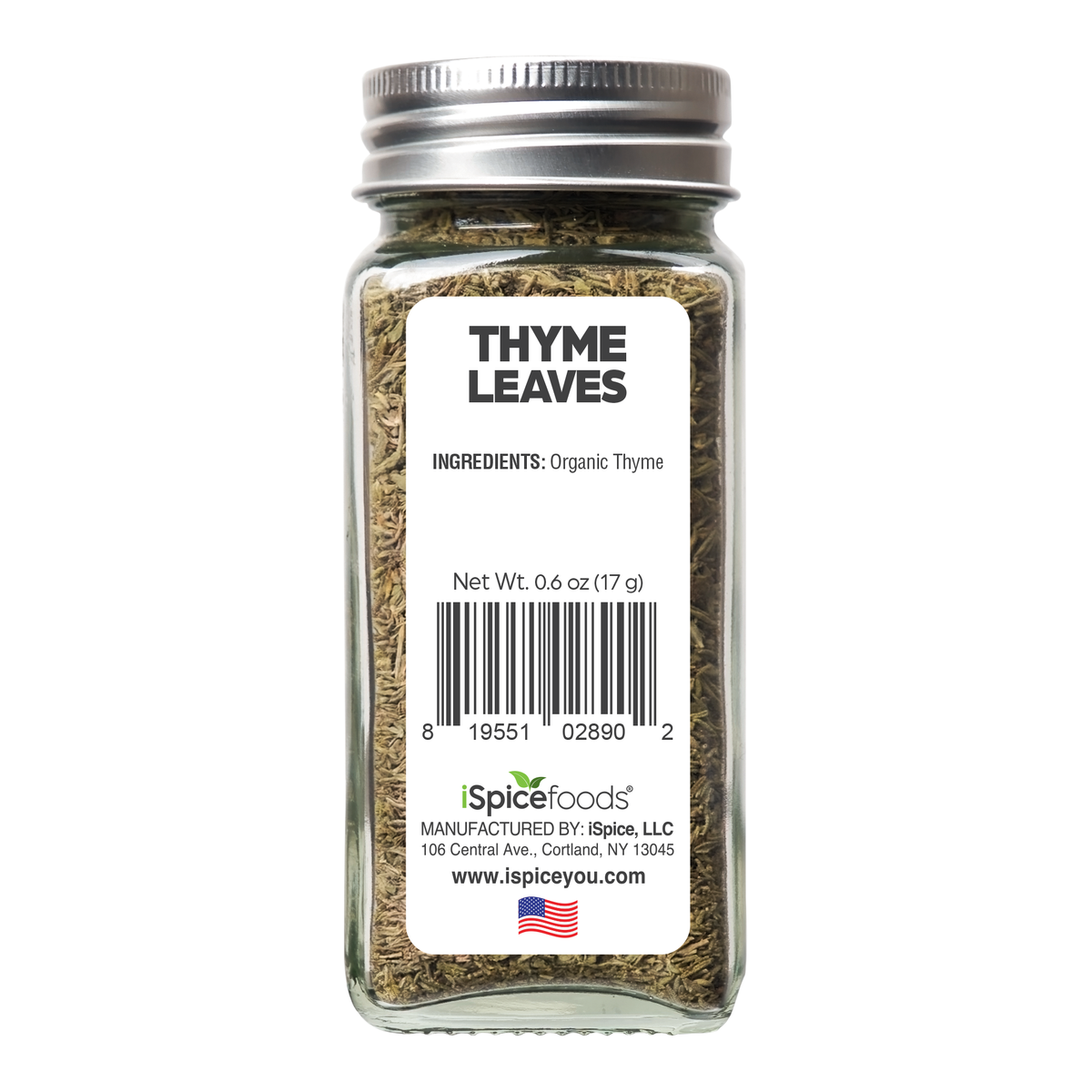 iSpice | Organic Thyme | 0.6 oz | Premium Herbs | Kosher | USDA Organic Certified - iSpice You