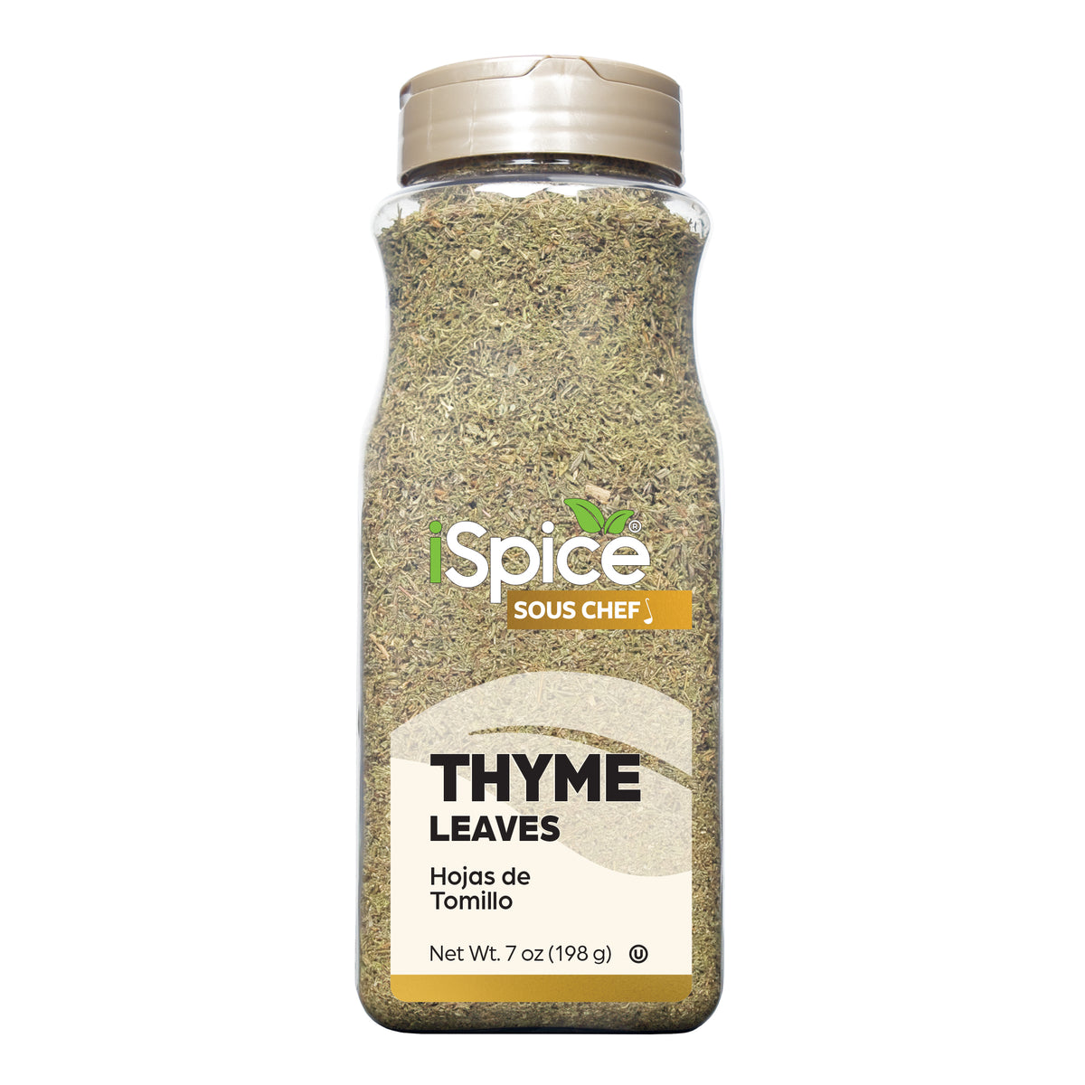 Bulk Thyme Leaves 7 oz by iSpice - Kosher Certified for Food Service