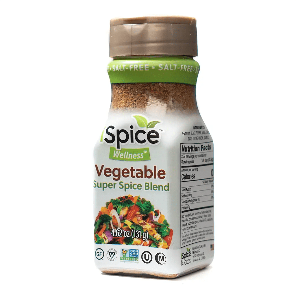 iSpice | Salt-Free Vegetable Seasoning | 4.62 oz | Mixed Spice & Seasoning | Halal | Kosher - iSpice You