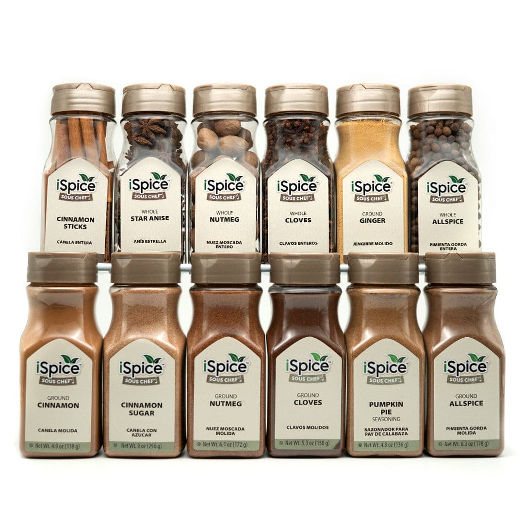 iSpice | 24 Pack of Spice and Herbs | Fiona | Mixed Spices & Seasonings Gift Set | Kosher