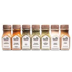 iSpice, 7 Pack of Spices and Herbs, Aromatic, Mixed Spices Seasonings  Gift Set
