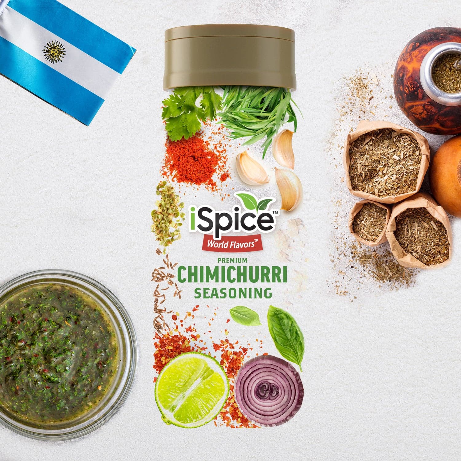 Spice Islands® International Flavors Brazilian Chimichurri Seasoning 1.90  oz. Shaker, Salt, Spices & Seasonings